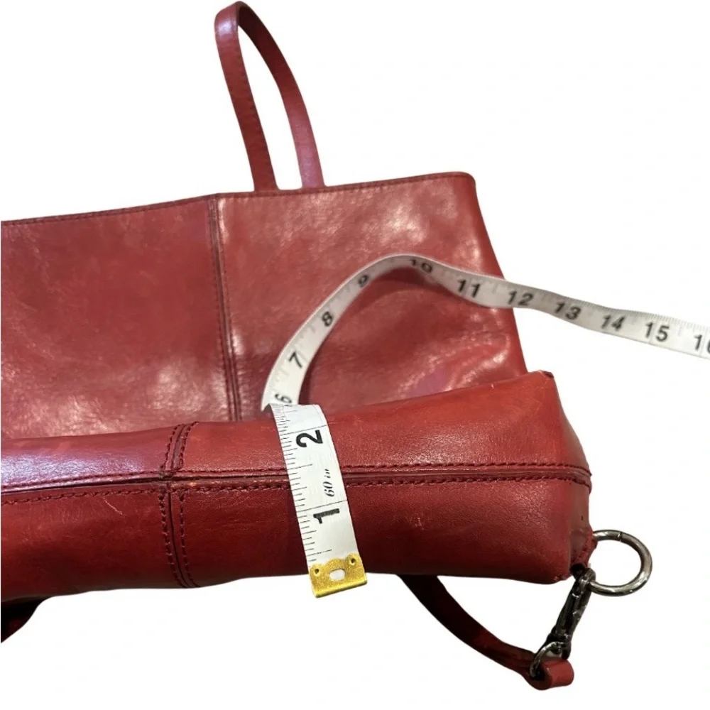 Vintage Ellington Red Leather Convertible Backpack Purse